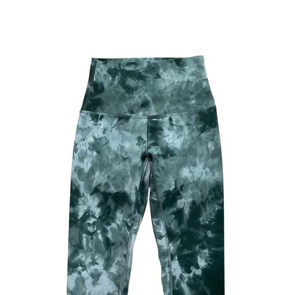 Lululemon Align High Rise Pant 28" Diamond Dye Starlight Spruce Green Size 2 - Picture 3 of 8